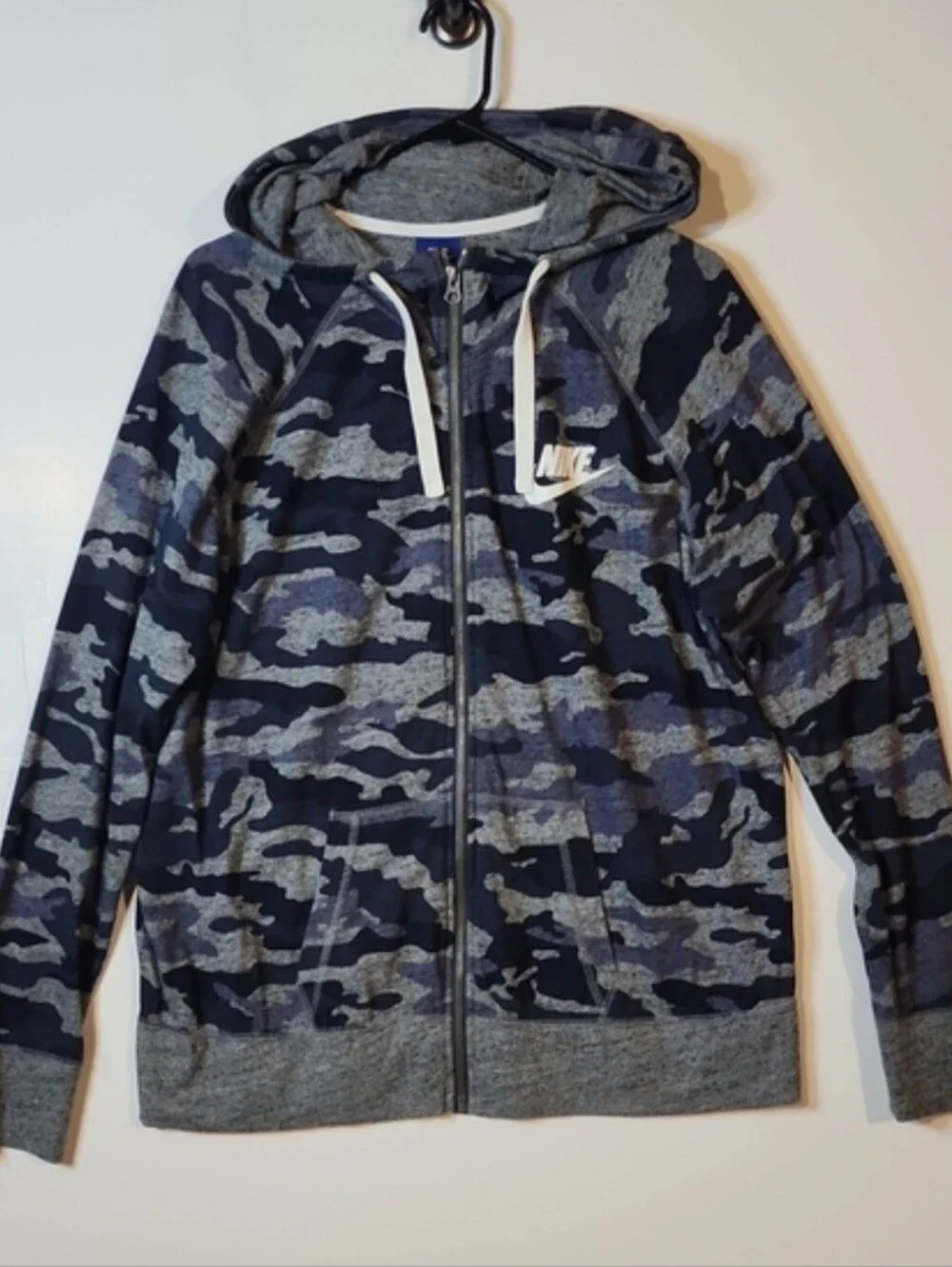 Nike Camo Vintage Gym Zip Hoodie Sweatshirt EUC Size Xlarge - Picture 7 of 7